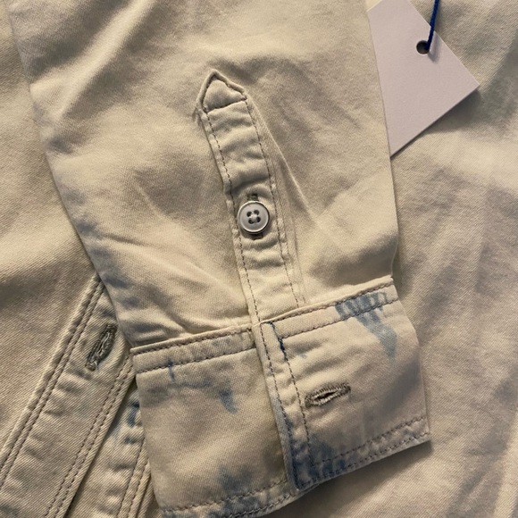 PAIGE Denim Kadie Button Down Shirt - Cape Cod, XS NWT! - Picture 7 of 7